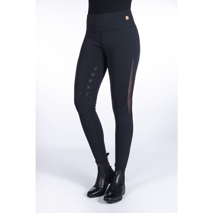 Reitleggings Edinburgh Mesh Silikon Vollbesatz