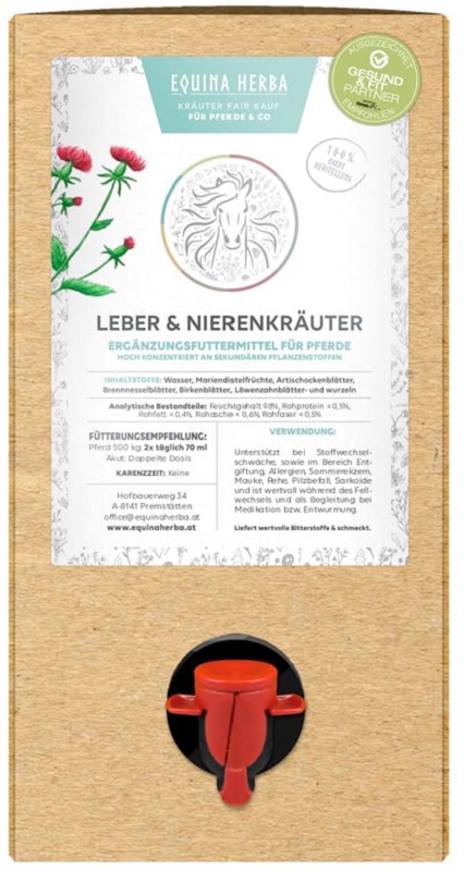 Equina Herba Leber-Nieren- Flüssigkräuter 1,5L Bag in Box