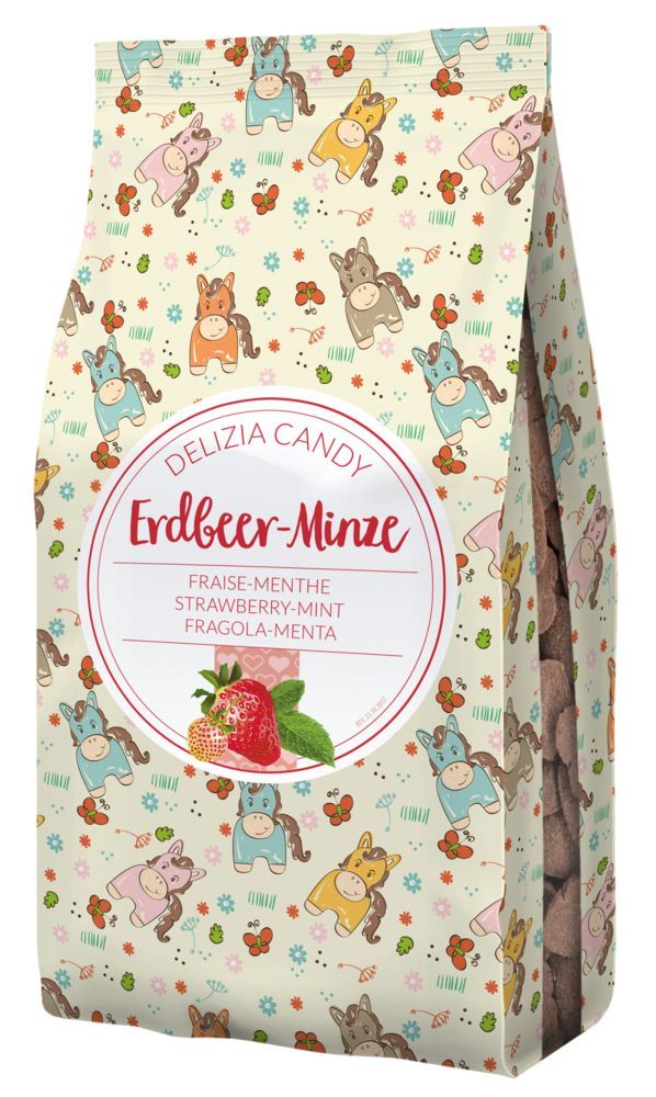 Delizia Candy Erdbeere/Minze in Sternform 600g