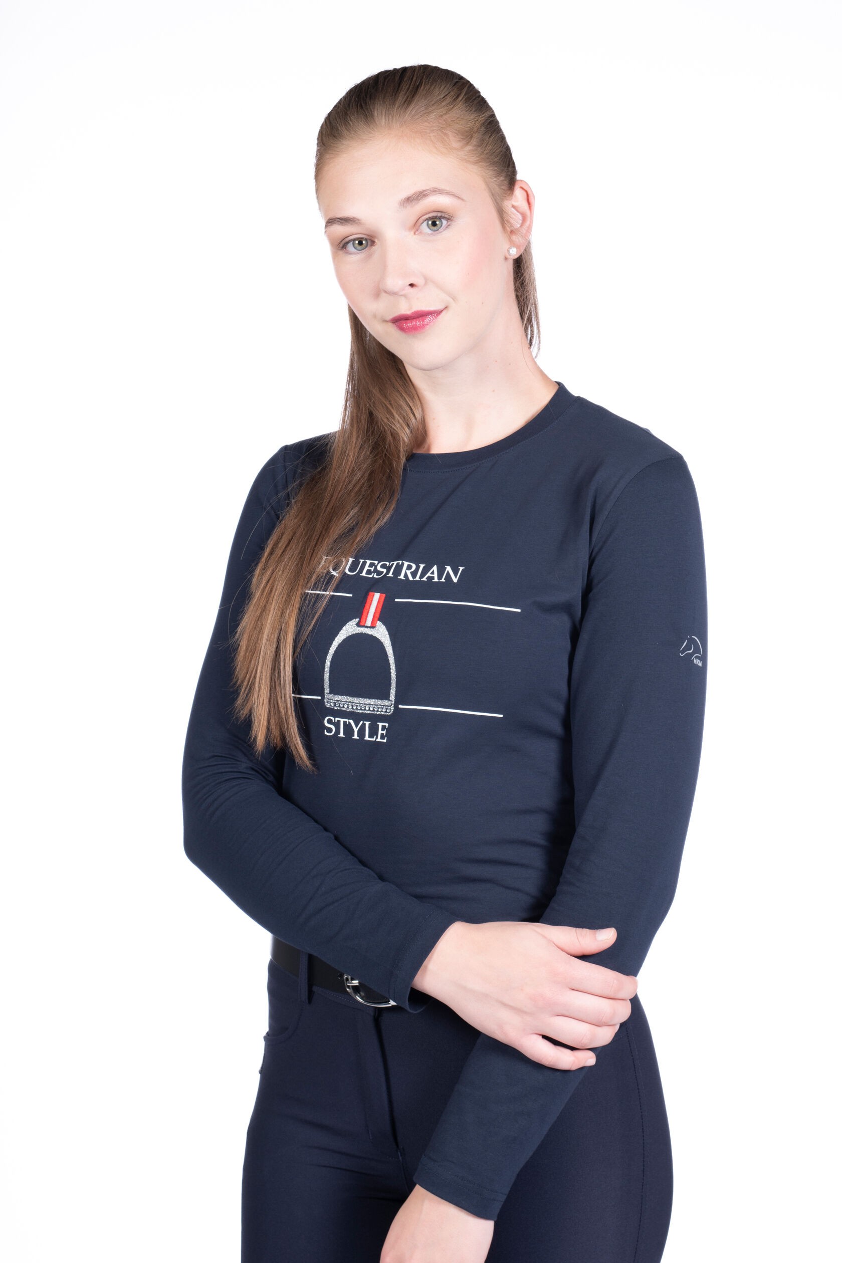 HKM Langarmshirt Equine Sports Style