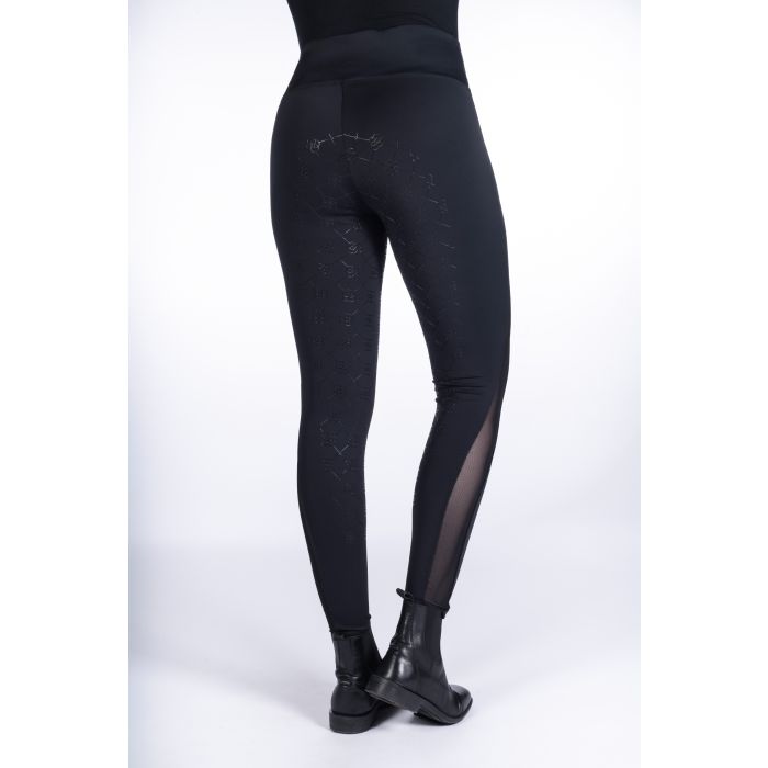 Reitleggings Edinburgh Mesh Silikon Vollbesatz