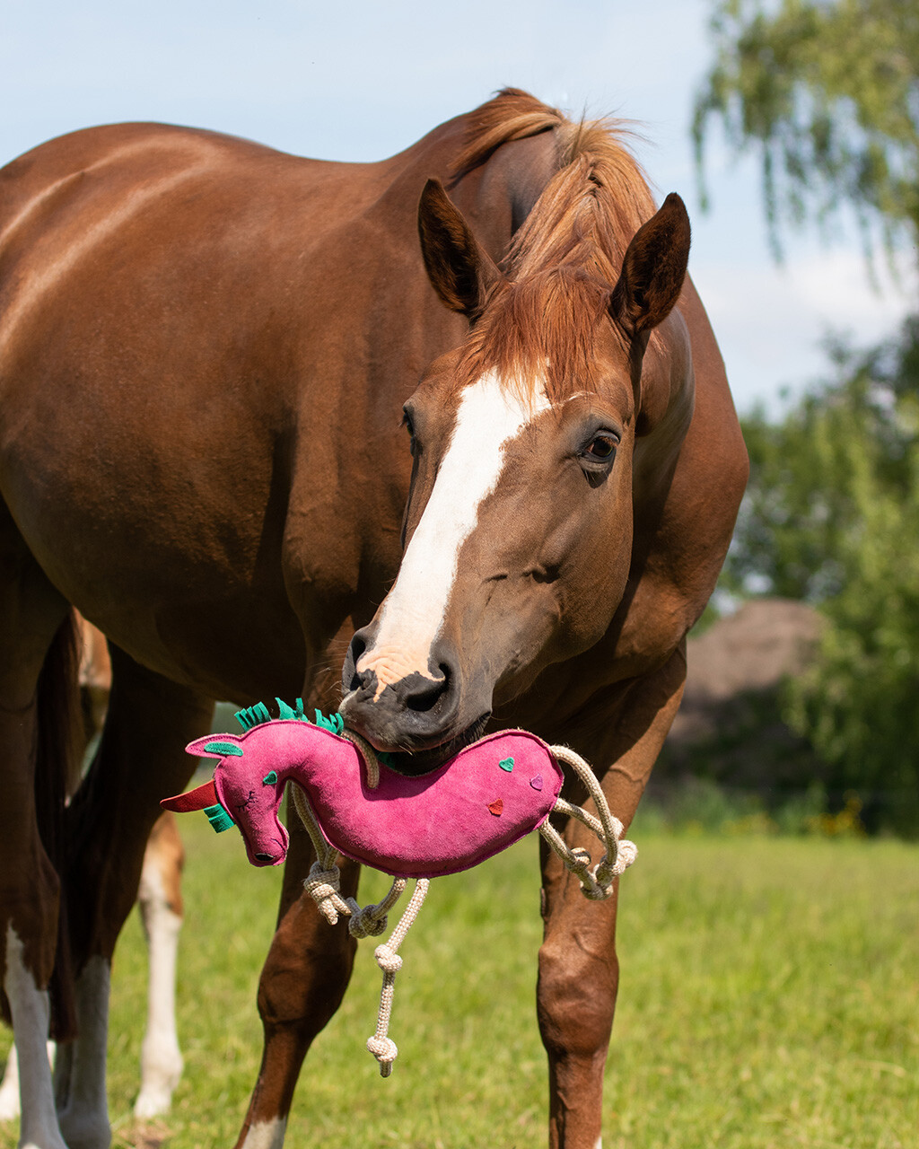 Pferdespielzeug Einhorn Höhe 30cm